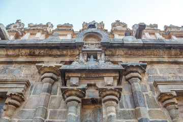 Airavateswara temple constructed by the Rajaraja Chola II in the 12th century AD. The temple is a recognised UNESCO World heritage monument Kumbakonam,Darasuram,Tamilnadu,india