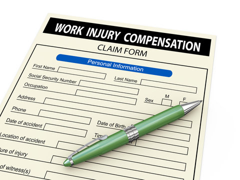 3d work injury compensation claim form