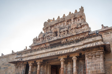 Fototapeta premium Airavateswara temple&nbsp;constructed by the&nbsp;Rajaraja Chola II&nbsp;in the 12th century AD. The temple is a recognised&nbsp;UNESCO World&nbsp;heritage monument Kumbakonam,Darasuram,Tamilnadu,india