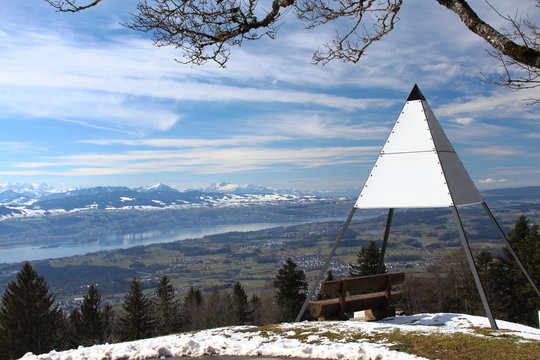 Blick vom Bachtel im z&uuml;rcher Oberland