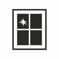 Broken window icon