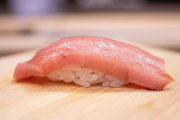 Close-up on Chutoro Sushi