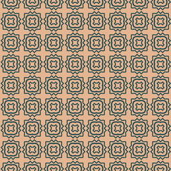 Seamless Geometric Backgrounds. Vector Illustration. Hand Drawn Wrap Wallpaper, Cover Fabric, Cloth Textile Design. Beige color