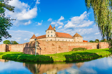 Naklejka na ściany i meble Fagaras fortress in Brasov County, Transylvania, Romania