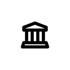 Bank build icon. Payment sign