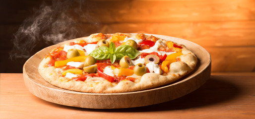 Pizza with vegetables