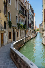 Italy, Venice, Italy, CANAL AMIDST BUILDINGS IN CITY