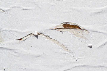 White creased poster texture