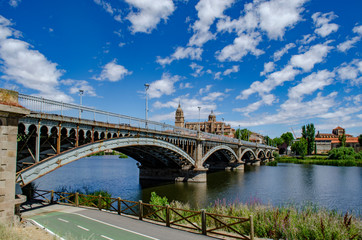 Fototapeta na wymiar Beautiful panoramic of Salamanca