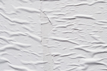 White creased poster texture