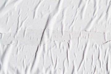 White creased poster texture