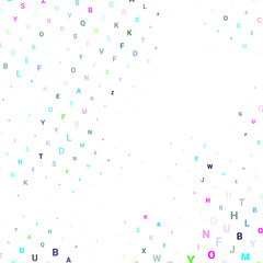 Abstract texture with letters.