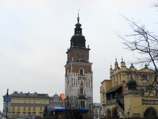 Tower in the old city of Krakow