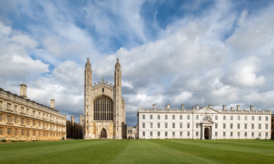 Fototapeta premium The famous King's College in Cambridge, UK