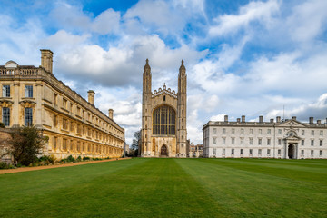 The famous King's College in Cambridge, UK