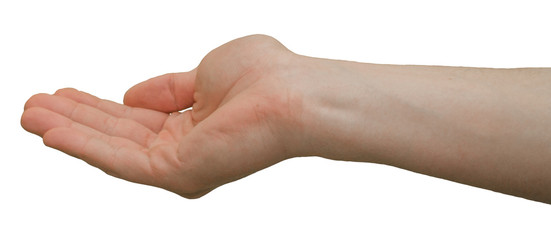 one hand fistful