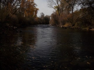 river in autumn