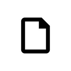 File icon. Print export sign