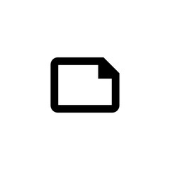 File icon. Print export sign