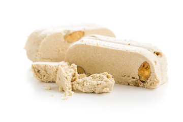 Sweet halva dessert slices.