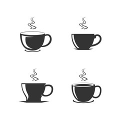 coffee cup logo illustration