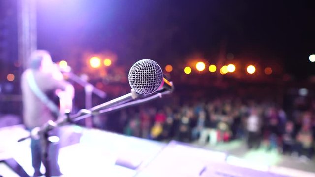 microphone in the Concert Stage