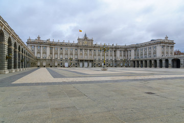Obraz premium Royal Palace, in Madrid