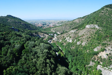 The fortress of the Bulgarian Tsar Ivan Assen II - located near Asenovgrad, Bulgaria.