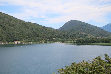 Mergozzo lake in summer, Italy