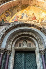 Italy, Venice, St Mark's Basilica, LOW ANGLE VIEW OF ORNATE BUILDING