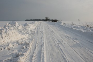 road in winter