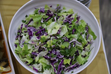 while preparing raw meatballs 