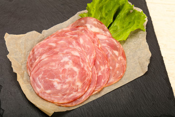 Sliced sausage