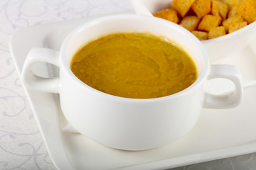 Pumpkin cream soup