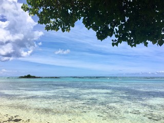 strand auf mauritius insel in der Nähe von Port Louis Grand Baie
