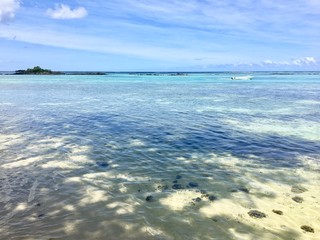 strand auf mauritius insel in der Nähe von Port Louis Grand Baie
