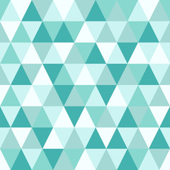 Seamless vector pattern. Abstract triangle geometric background.