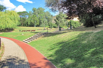 Park in Budapest, Hungary