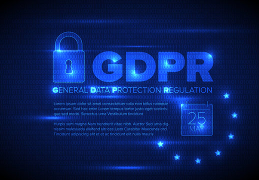 Blue Digital Security Web Banner Layout