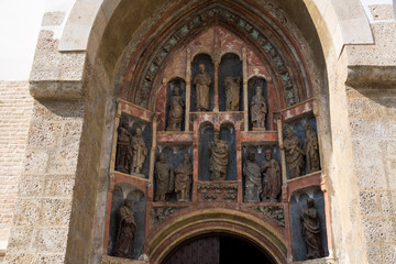 Fototapeta na wymiar St. Mark's Church in Zagreb, Croatia