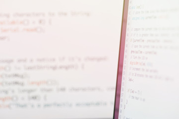 Obraz premium Computer code background