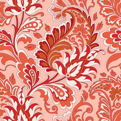 Modern floral seamless pattern for your design.