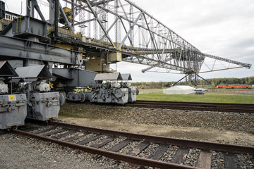 Abraumförderbrücke F60 im Braunkohletagebau