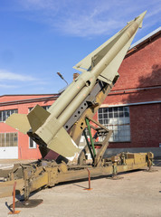 antiquated anti-aircraft missile of the 50s of the last century