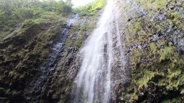Waimoku Falls in Haleakala National Park in Hawaii