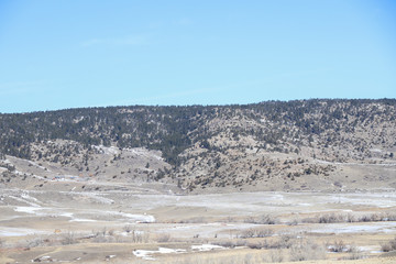 winter mountain landscape