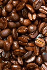 roasted coffee beans, can be used as a background
