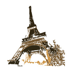 Fototapety  The Eiffel Tower vector