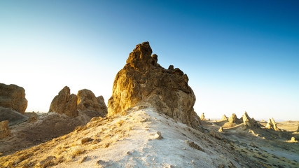 Beautiful Rock formations of Trona Pinnacles California