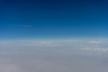 Netherlands, Hague, Schiphol, clouds in the sky
